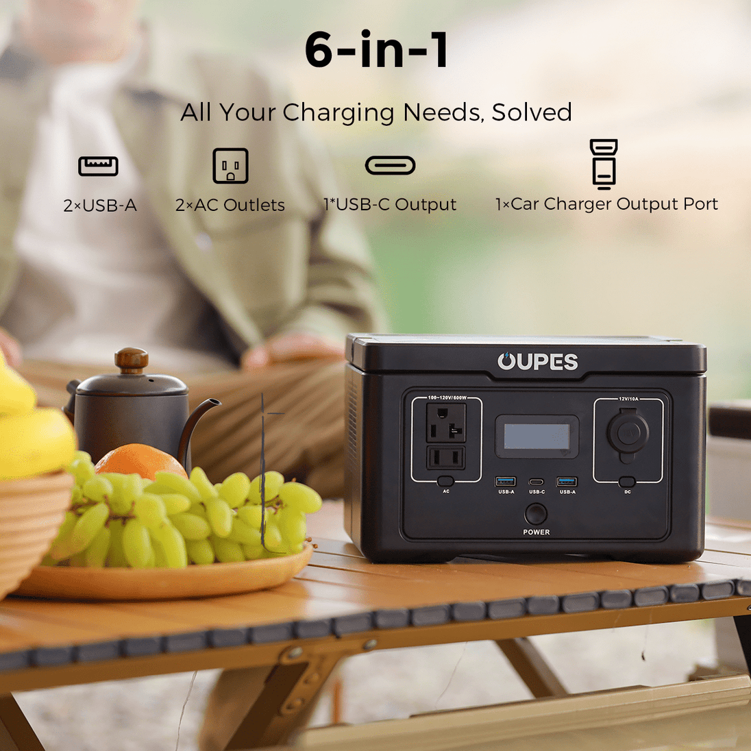 OUPES Exodus 600 Portable Power Station