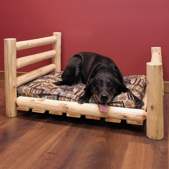 Lakeland Frontier Cedar Log Pet Bed - Small