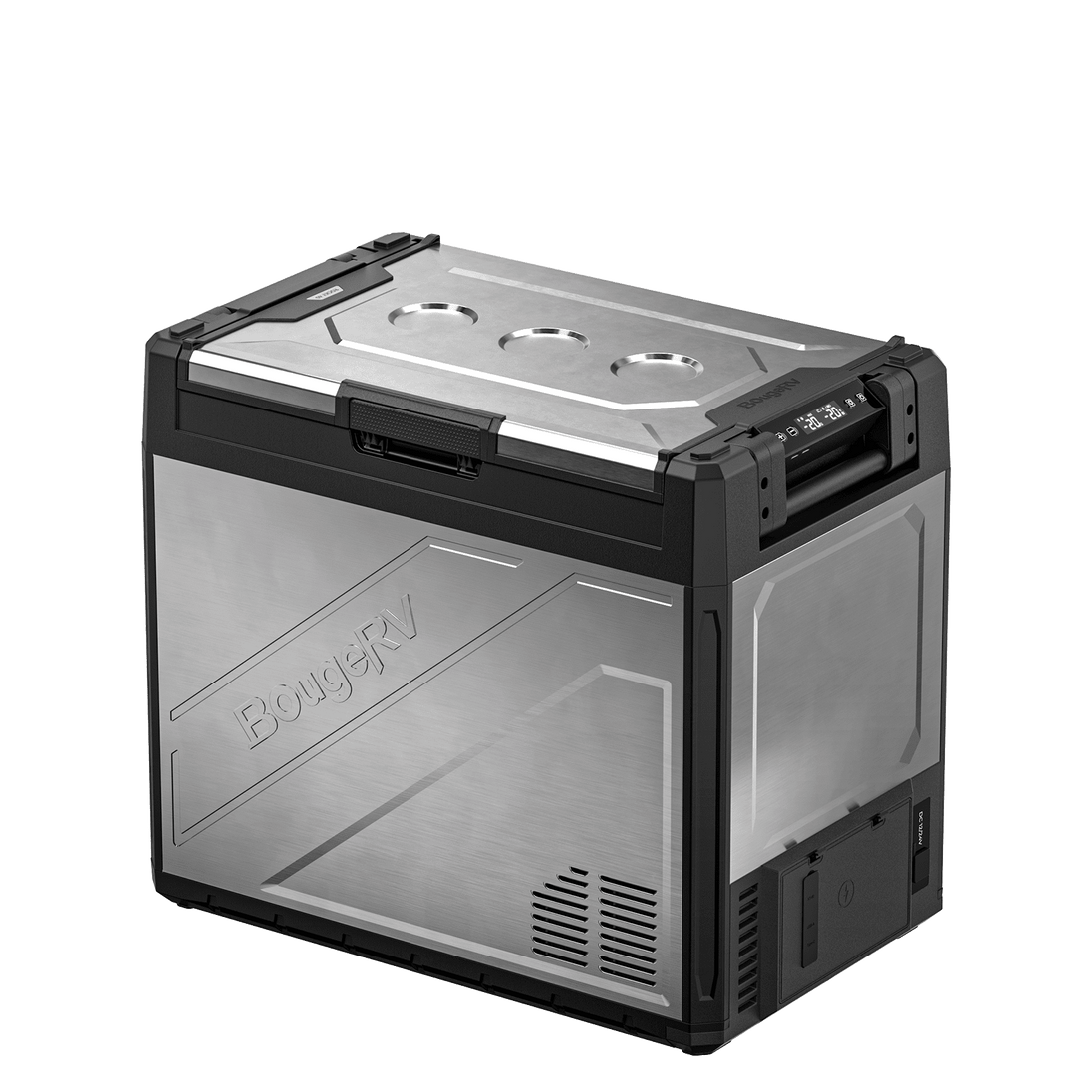 Product photo of BougeRV New Rocky V3.0 81QT Dual Zone 12V Car Fridge with 240Wh Battery - Fridge Only