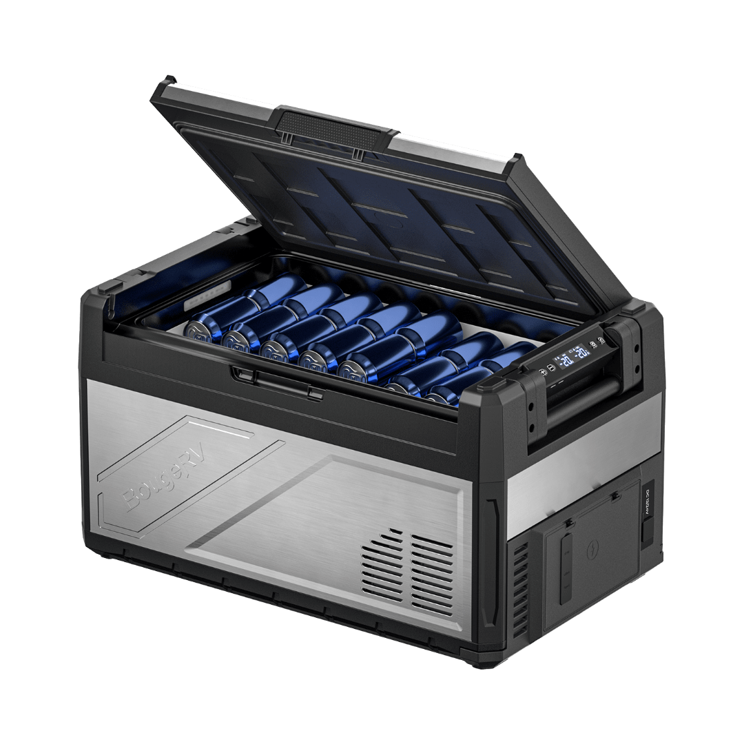 Product photo of BougeRV New Rocky V3.0 41QT Dual Zone 12V Car Fridge - Fridge Only